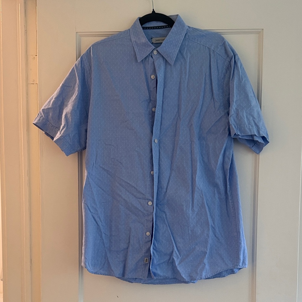 James Campbell Sky Blue Button Down Shirt